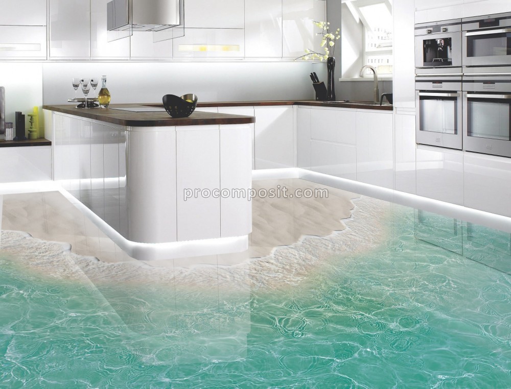 Производственные, наливные полы